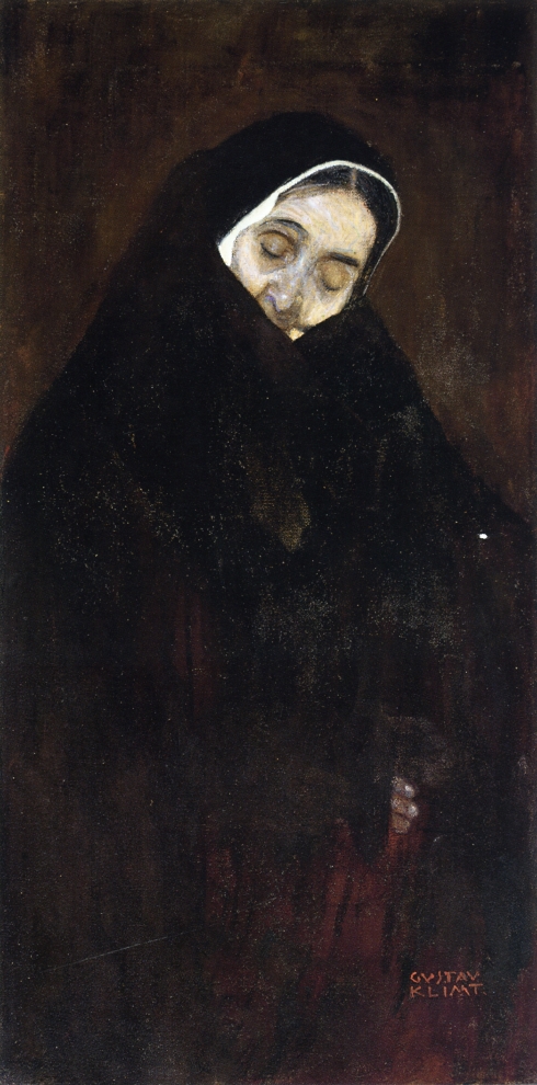 Gustav Klimt - Old Woman 1909